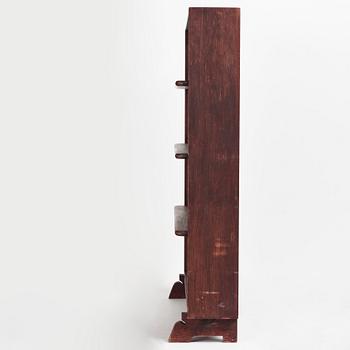 Axel Einar Hjorth, a stained pine "Sport" bookcase, Nordiska kompaniet, 1930's.