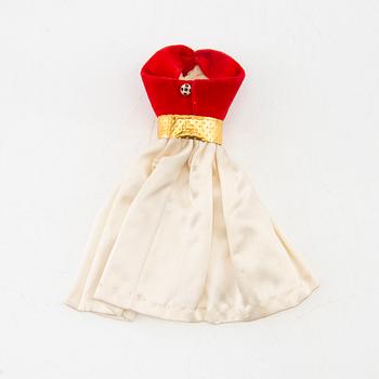 Bild-Lilli docka Tyskland 1956-64 samt diverse kläder bl. a Lilly-kläder.