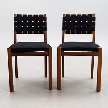 A set of six mid 20th century '615' chairs for Artek, Finland.