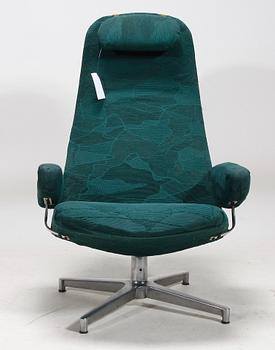 FÅTÖLJ, "Contourette Roto" Alf Svensson för DUX. 1964.