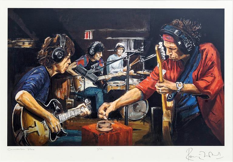 RON WOOD, serigraph, signed, 8/290.