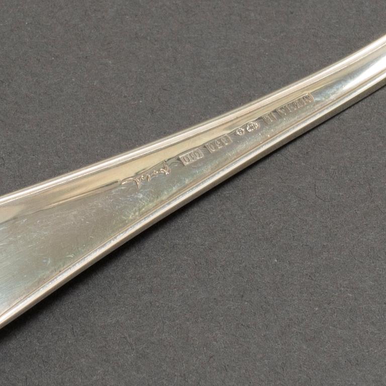 LINUS HOLST, bestick, 18 st, silver. "Disa", Mema. Bl a Lidköping 1991.