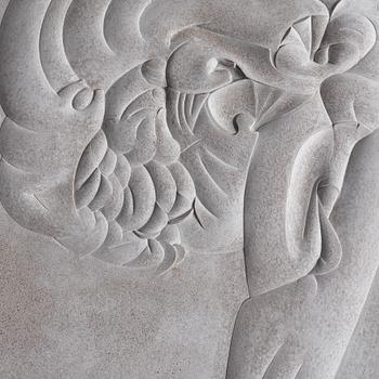 PER BERGLUND, relief in cast concrete, signed and dated 2004.