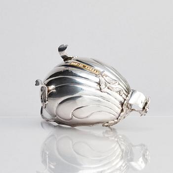 A Swedish parcel-gilt silver cream-jug, mark of Daniel Lundström, Stockholm 1764.