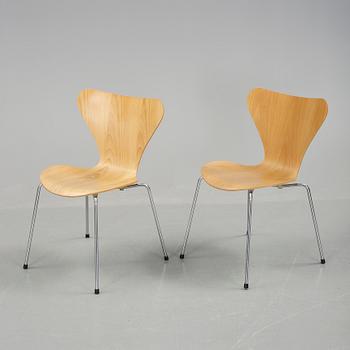 STOLAR, 2 st, "Sjuan", Arne Jacobsen, Fritz Hansen.