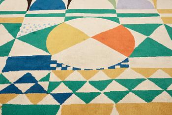 Josef Frank, A CARPET, "Bows", tufted, ca 371,5 x 246,5 cm, design by Josef Frank, Almedahls.