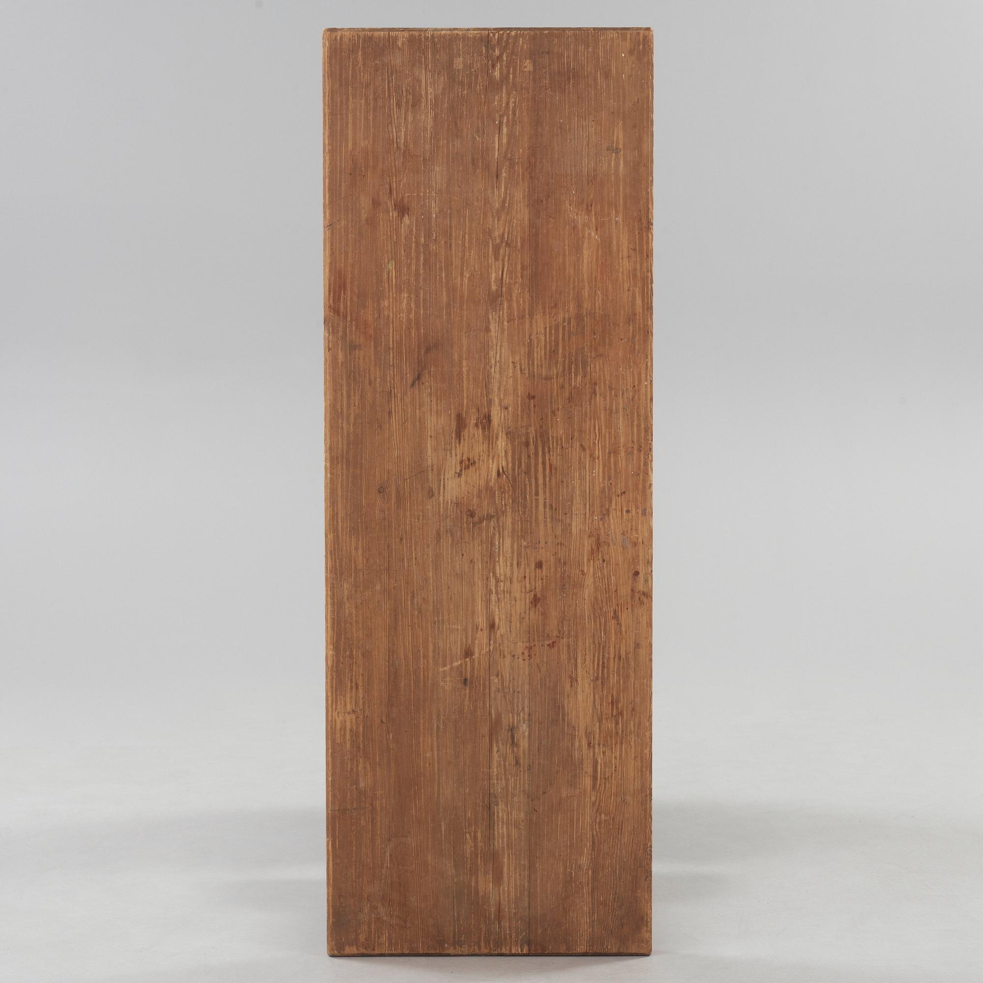 An Axel Einar Hjorth stained pine 'Sandhamn' table, Nordiska Kompaniet, 1930's.