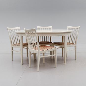 MATGRUPP, 5 delar, "Herrgården", Carl Malmsten, 1900-talets andra hälft.