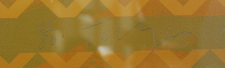 WILLIAM TILLYER, färglitografi, sign o
numr 61/80.