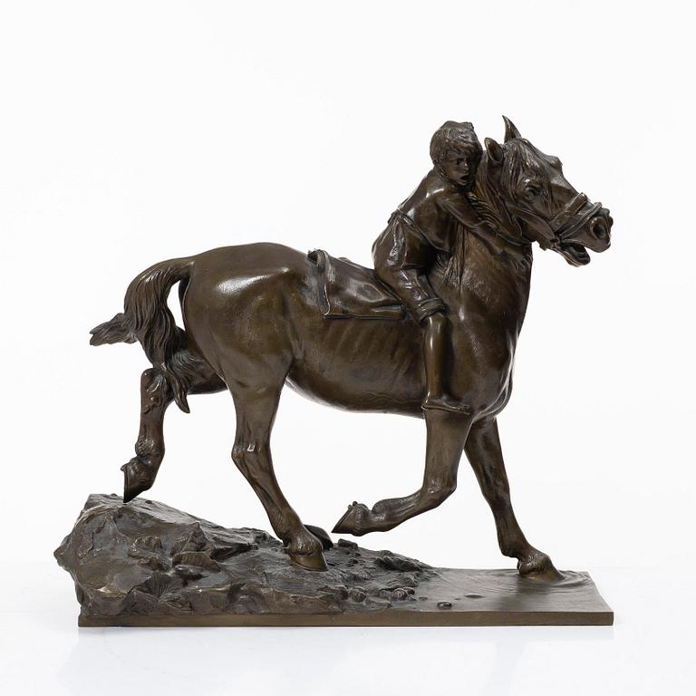 Berndorf, boy on horseback.