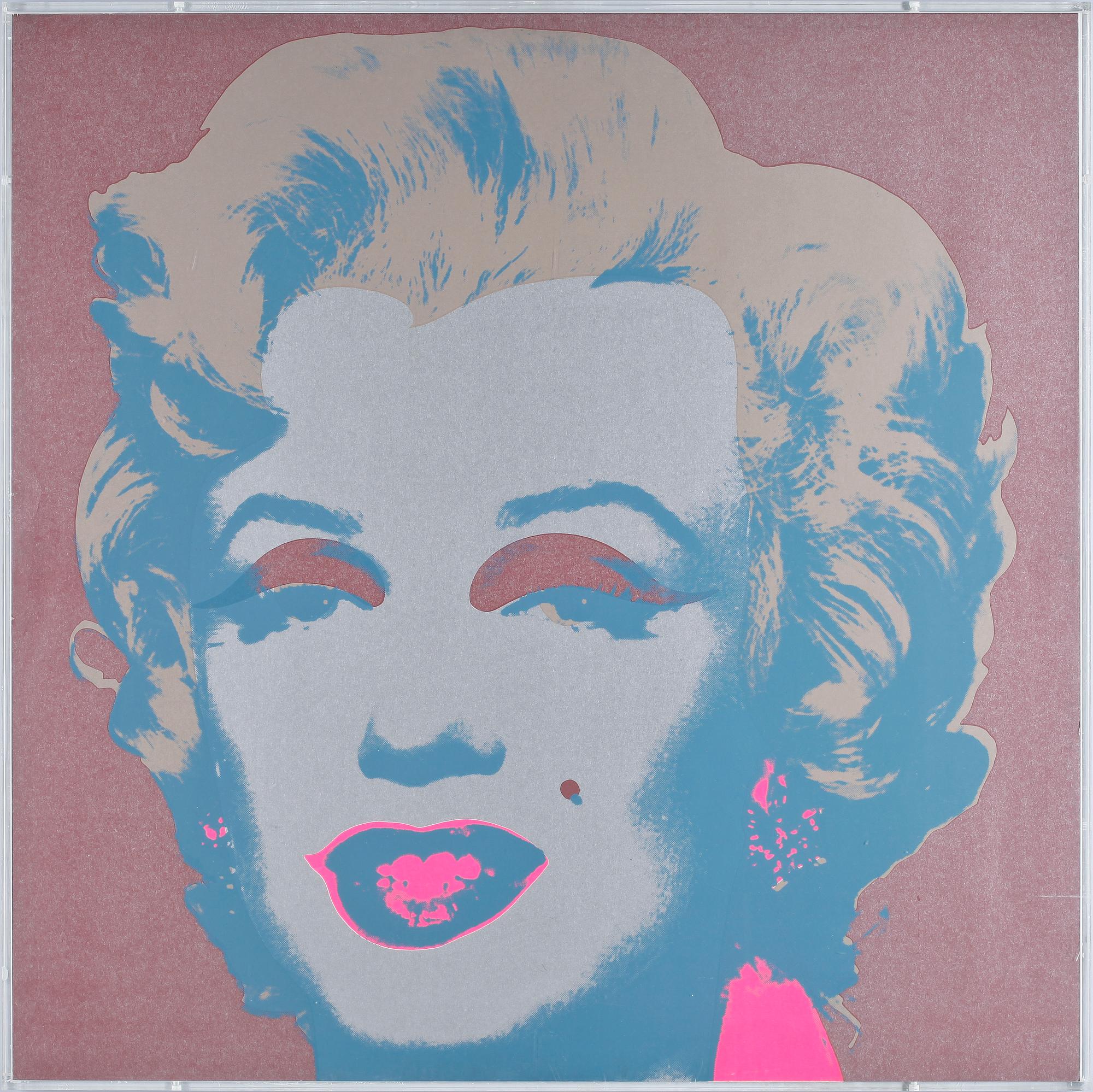 ANDY WARHOL, efter. Färgserigrafi, utgiven av Sunday B Morning.