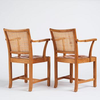 Josef Frank, a pair of ash chairs, Svenskt Tenn, 1940s, model nr 506.