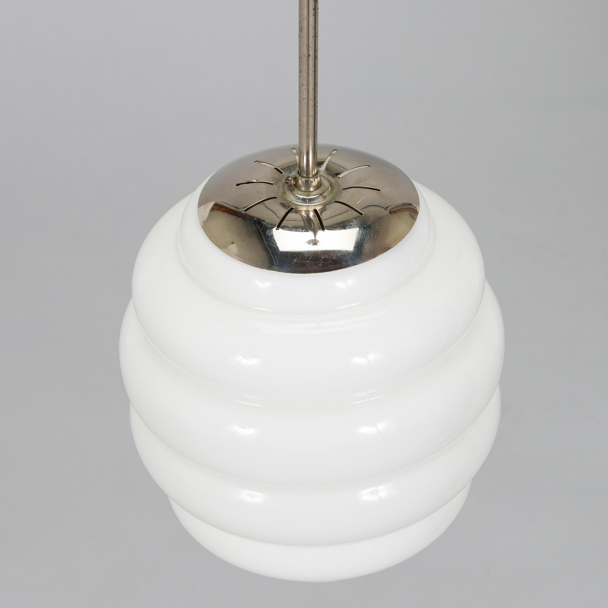 A 1930s ceiling lamp.