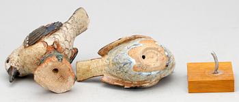 FIGURINER, 2 st, Tyra Lundgren. Stämpelsignerade.