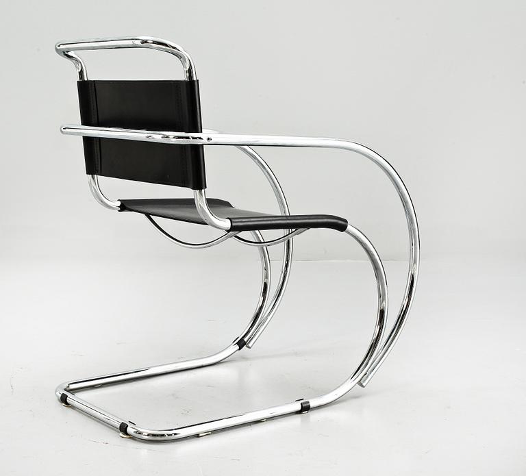 KARMSTOL, "MR 20", Ludwig Mies van der Rohe, efter, tillverkad omkring 1990.
