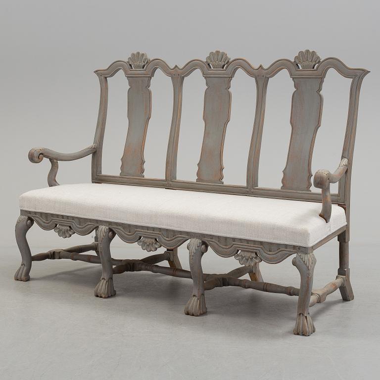 A 18th century Baroque sofa.
