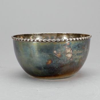 SKÅL, silver, G Fröberg, Stockholm,  1923. vikt 198 gram.