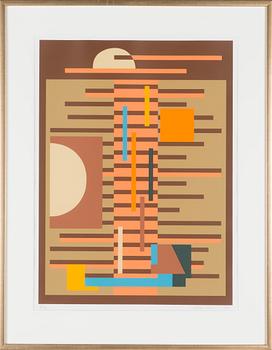 Sam Vanni, silkscreen, signed and dated -79, numbered 8/75.