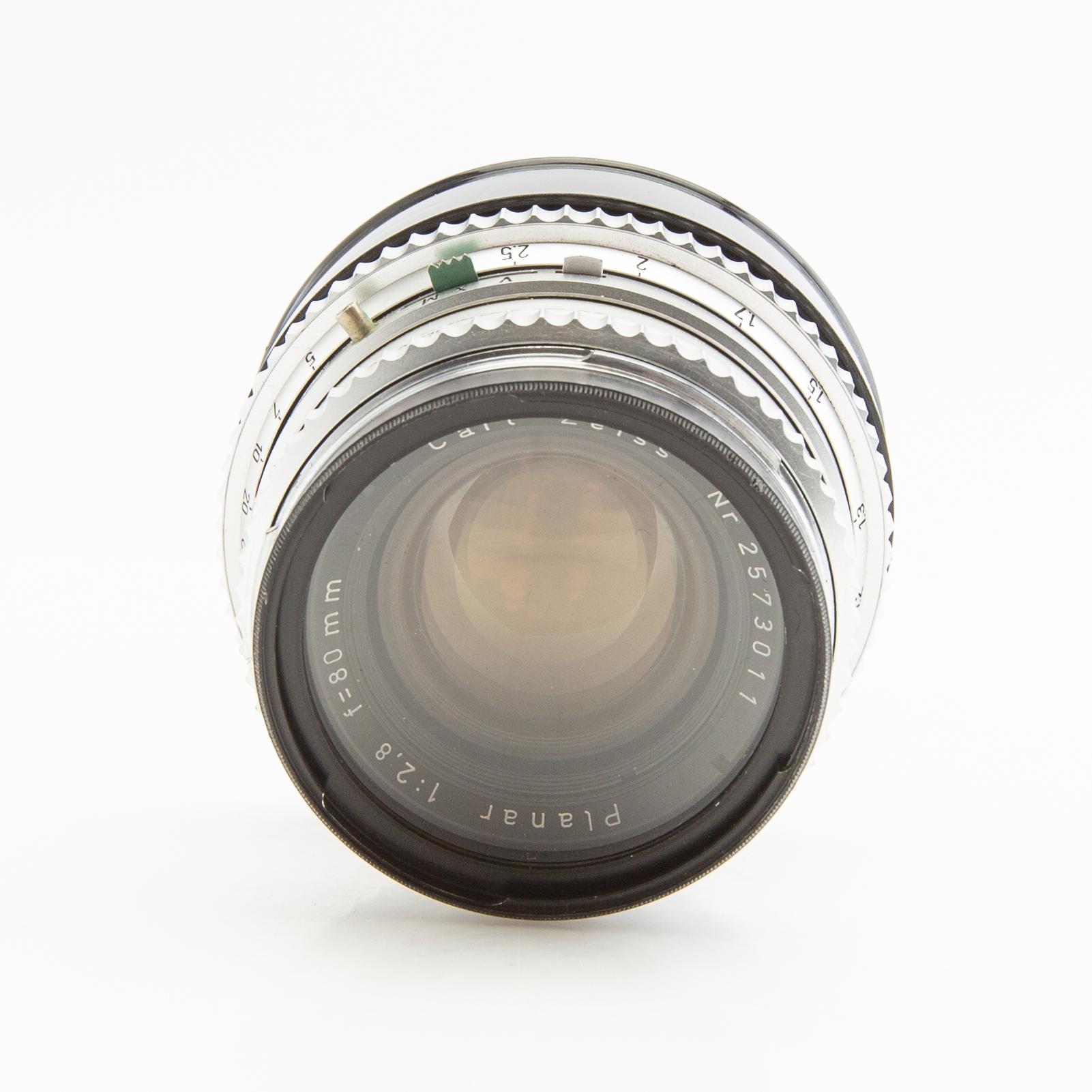 Kamera Hasselblad 500 EL/M kamerahus och objektiv.