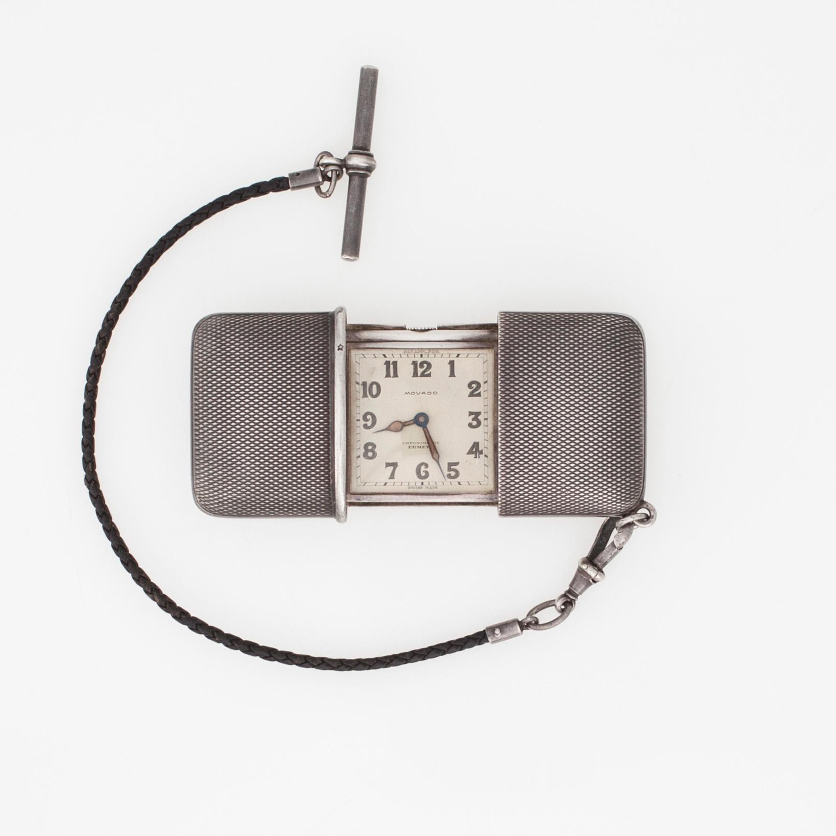 FICKUR, silver, Ermeto, Chronometre, nr. 1223800, Movado, Schweiz, ca 1930.