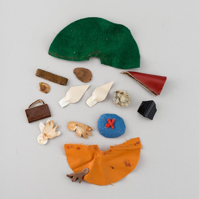 ATELIER FAUNI, muminfigurer 10 st, Finland, ca 1950-60-tal.