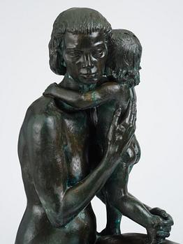 Nils Möllerberg, "Mor och barn" (Mother and child).