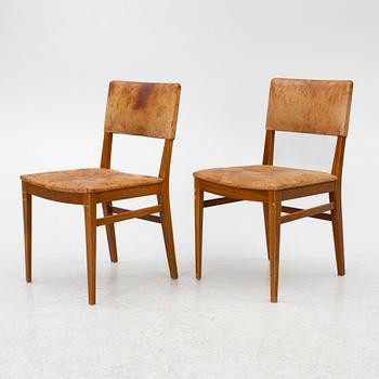Chairs, 4 pcs, mid-20th century.