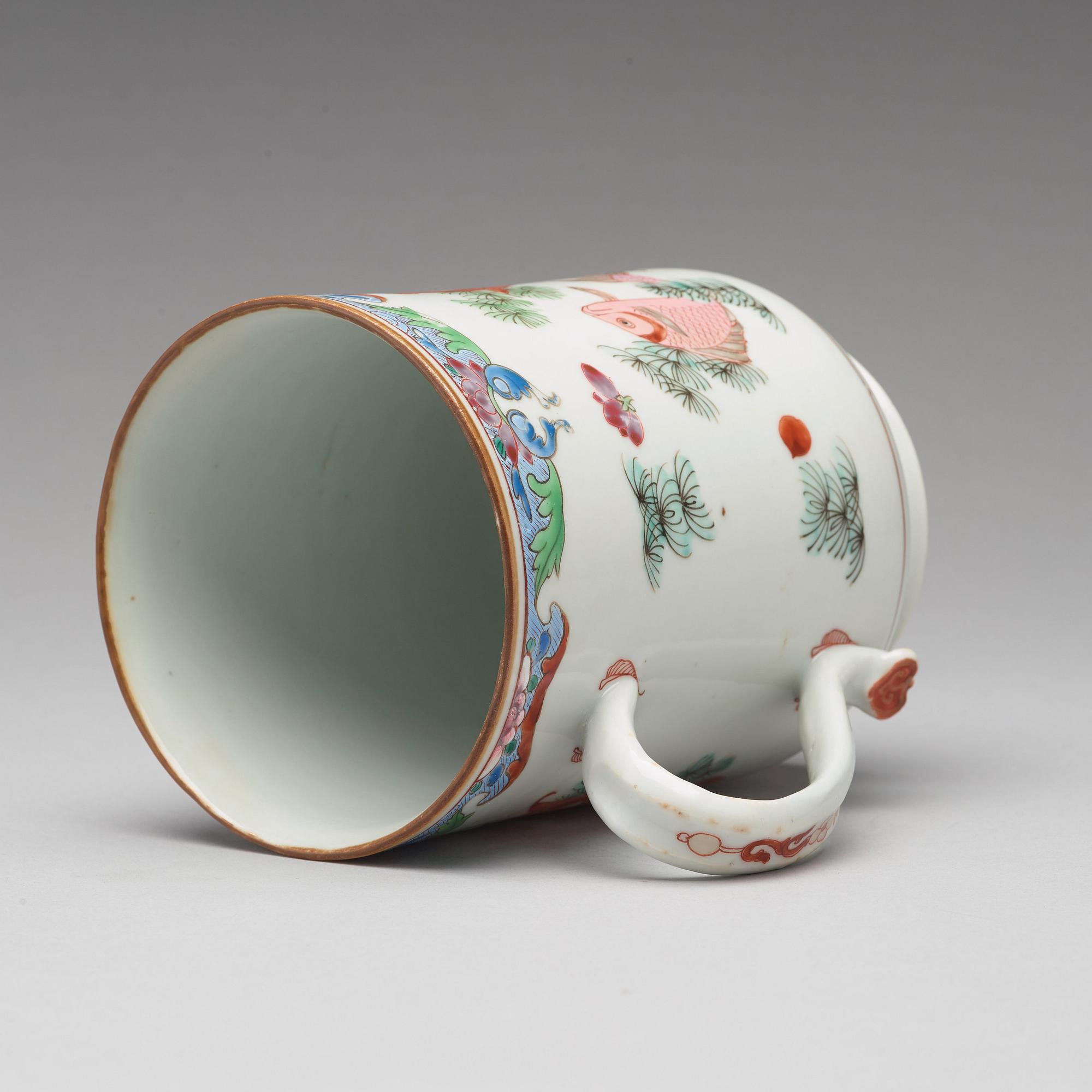A famille rose jug, Qing dynasty, Qianlong (1736-95).