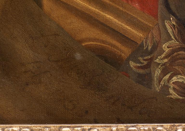 Louis Michel van Loo, Förnäm flicka i rokokokarmstol.