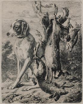 SIXTUS ARMIN THON, kopparstick, sign o dat 1842 i plåten.