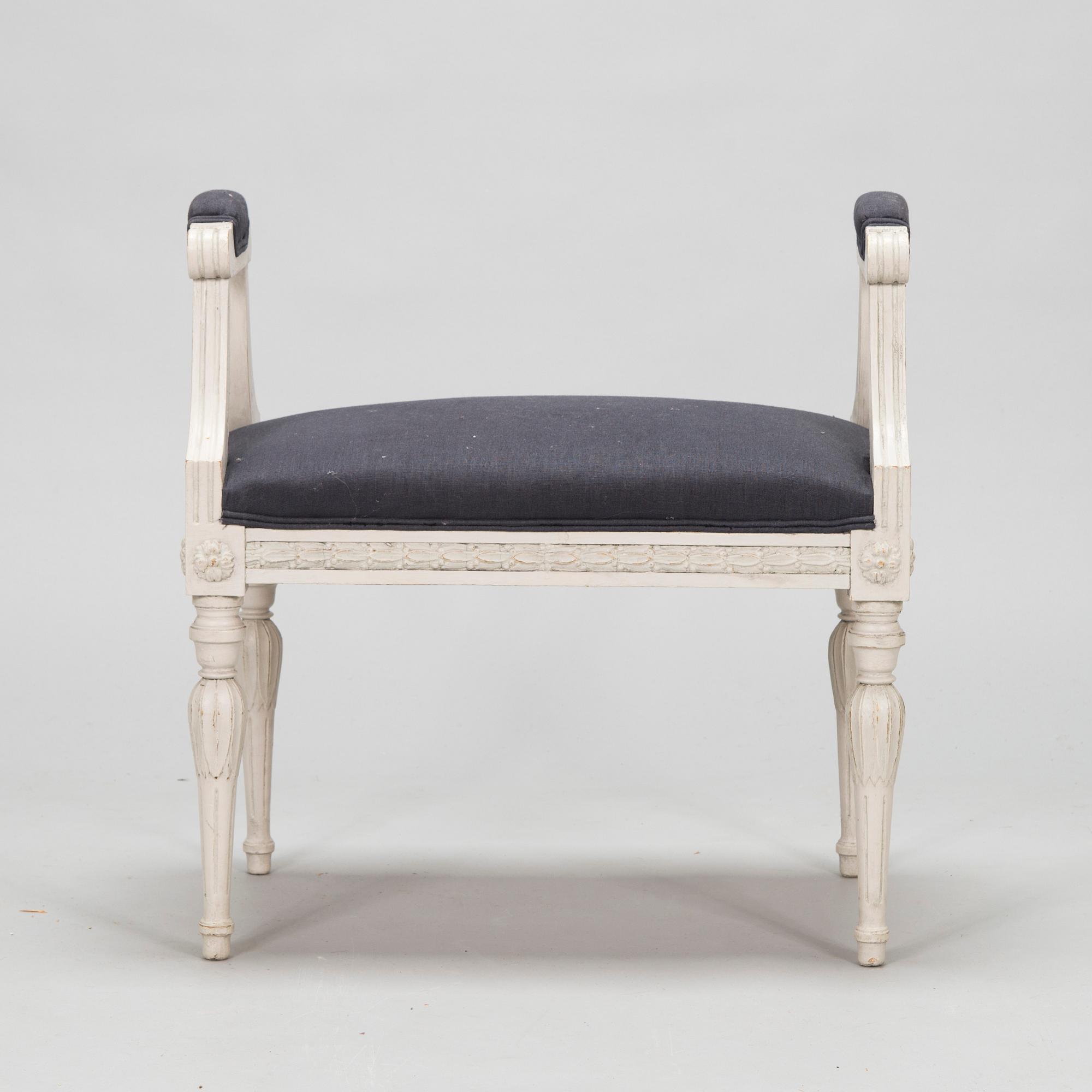 A late Gustavian stool from around 1900.
