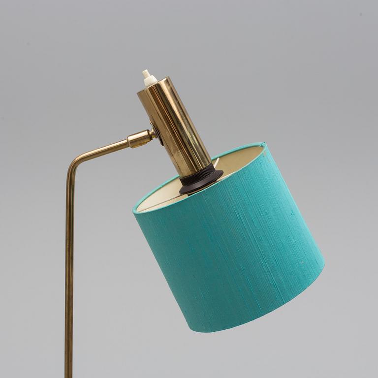 A BRASS FLOOR LAMP, Bergbom G03, second half of the 20th century.