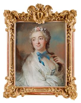 834. Gustaf Lundberg, "Charlotta Fredrika von Fersen, född Sparre" (1719-1795).
