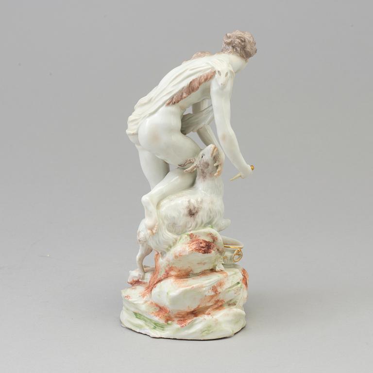 A Ludwigsburg porcelain figure, Germany, 18th Century.