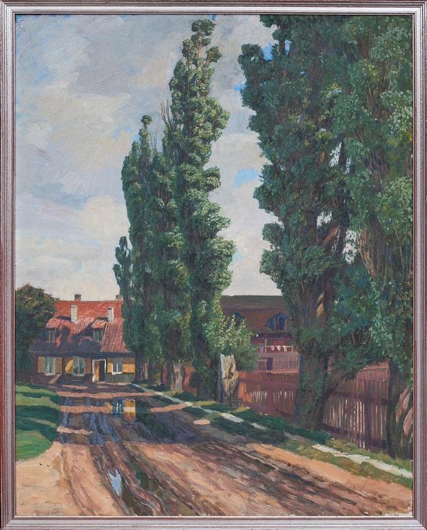 ANDERS TRULSON, olja på duk. Signerad och daterad 1908.