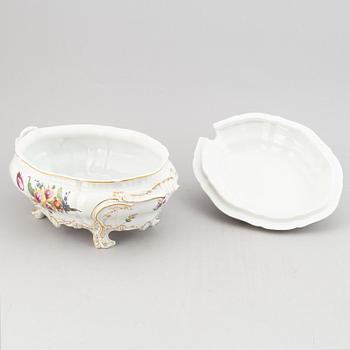 A rococo style dining service, 68 pcs, from Nymphenburg, Germany.