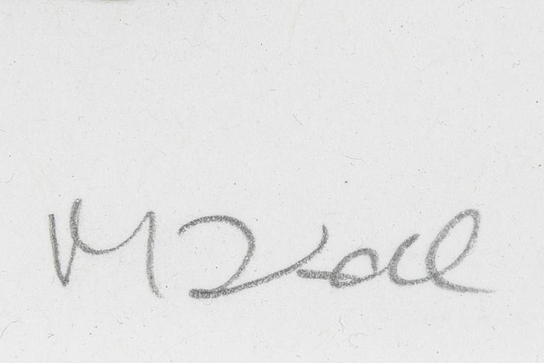 Makode Linde, färglitografi, signerad och numrerad 5/120.