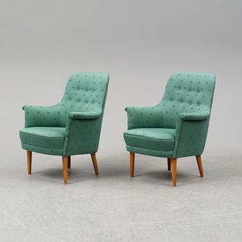 CARL MALMSTEN, a pair of 'Samsas' armchairs.