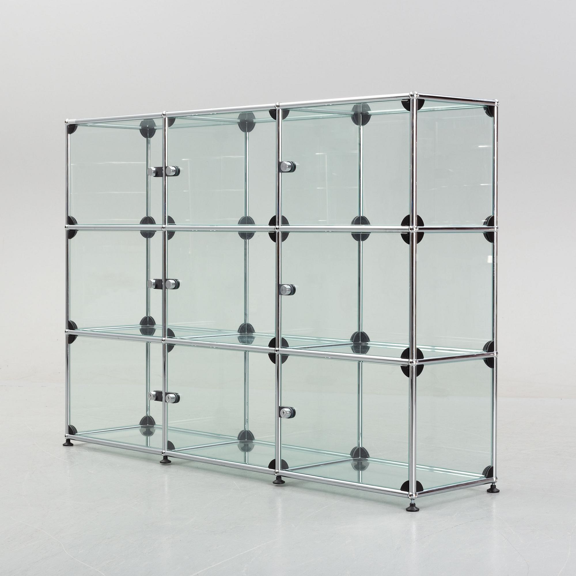 A 'USM Haller' module system by Haller & Schärer, second half of the 20th Century.