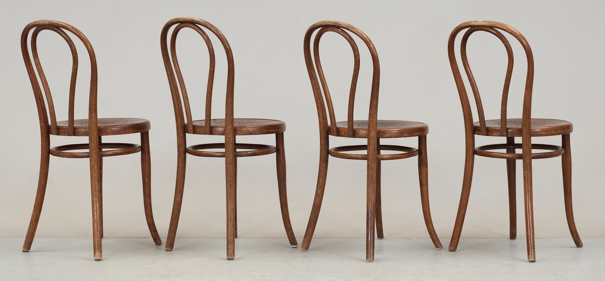 STOLAR, 4 st, Thonet, 1900-talets början.