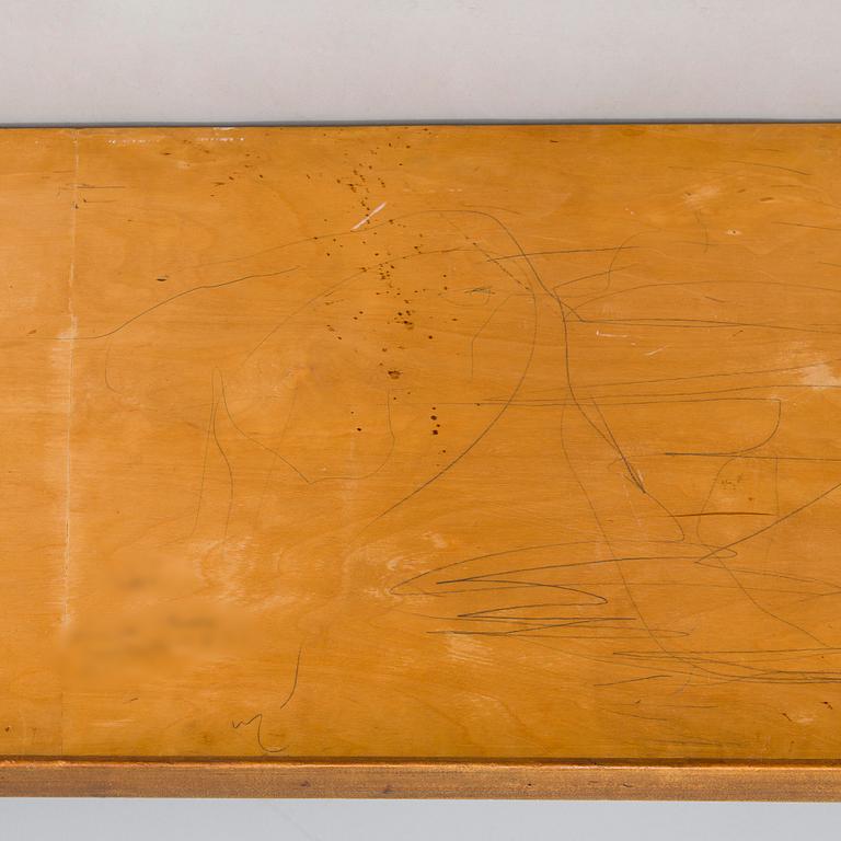 Carl Gustaf Hiort af Ornäs,  hylla, "Välipala", för HMN Huonekalu Mikko Nupponen 1950-tal.