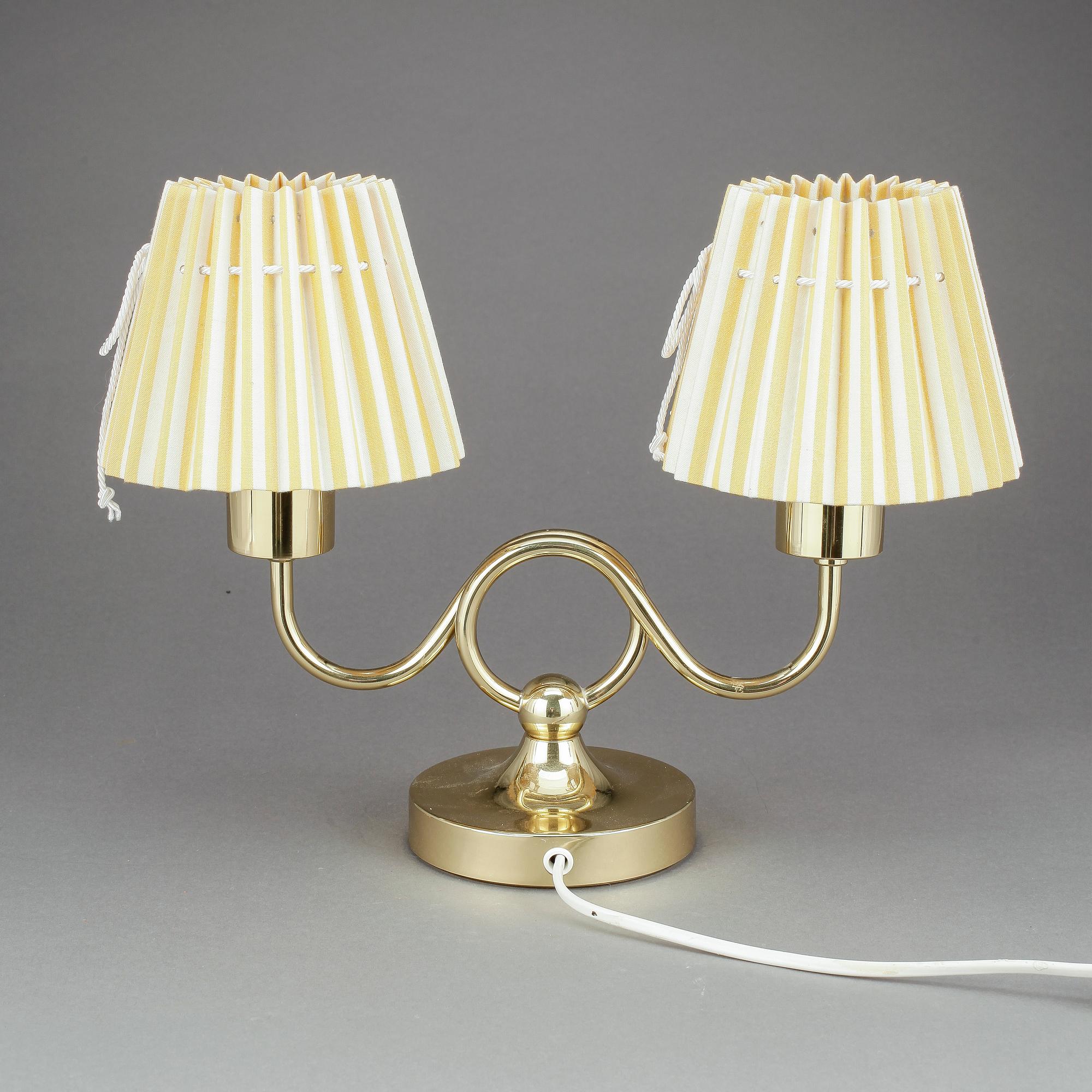 BORDSLAMPA, mässing, "Smycket" nr 2483/1, Josef Frank, Svenskt Tenn.