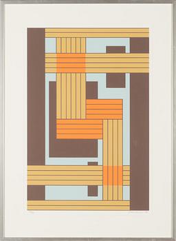 Sam Vanni, silkscreen, signed and dated -89, numbered 32/75.