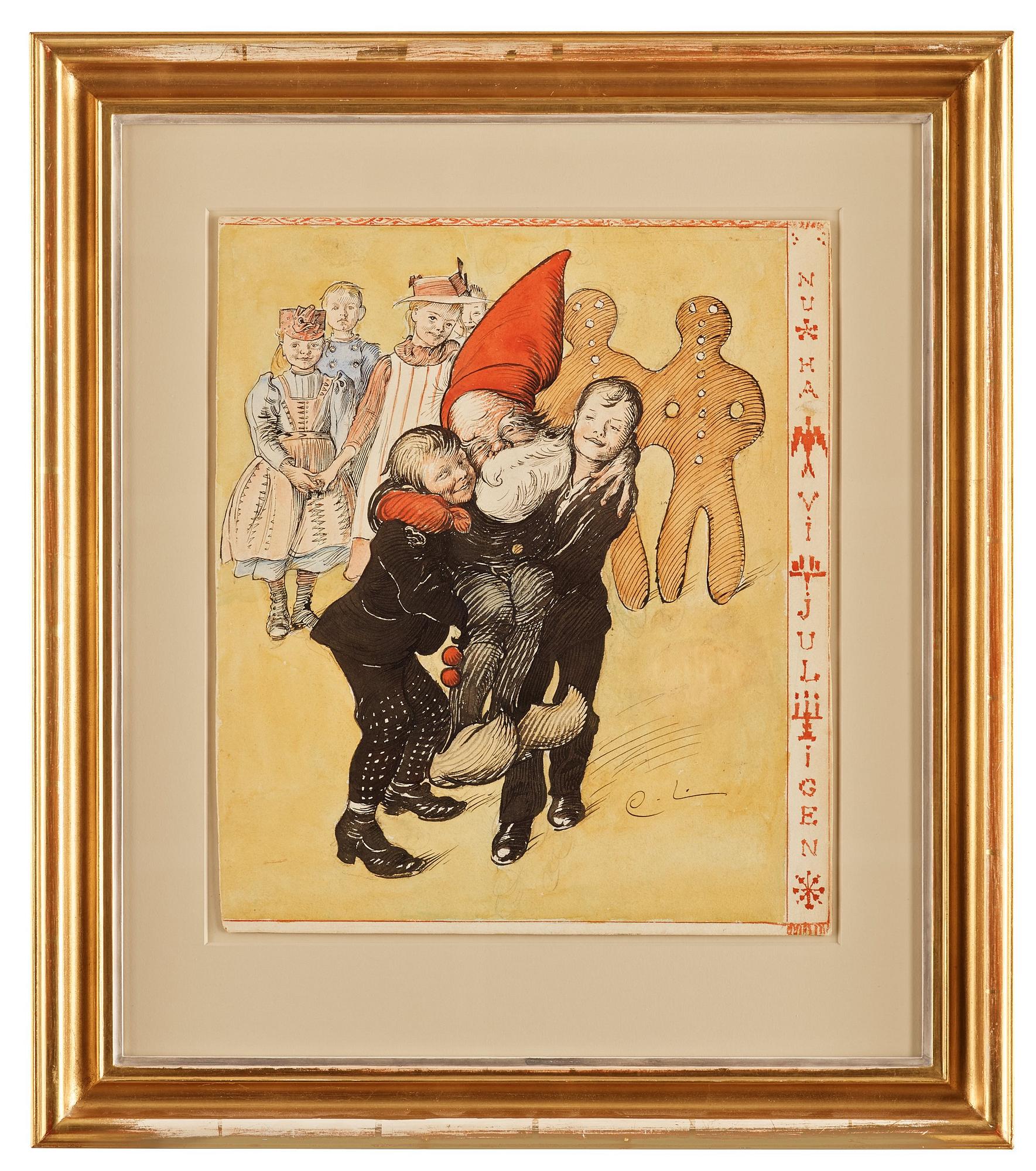 Carl Larsson, "Nu ha vi jul igen" (It's Christmas again).
