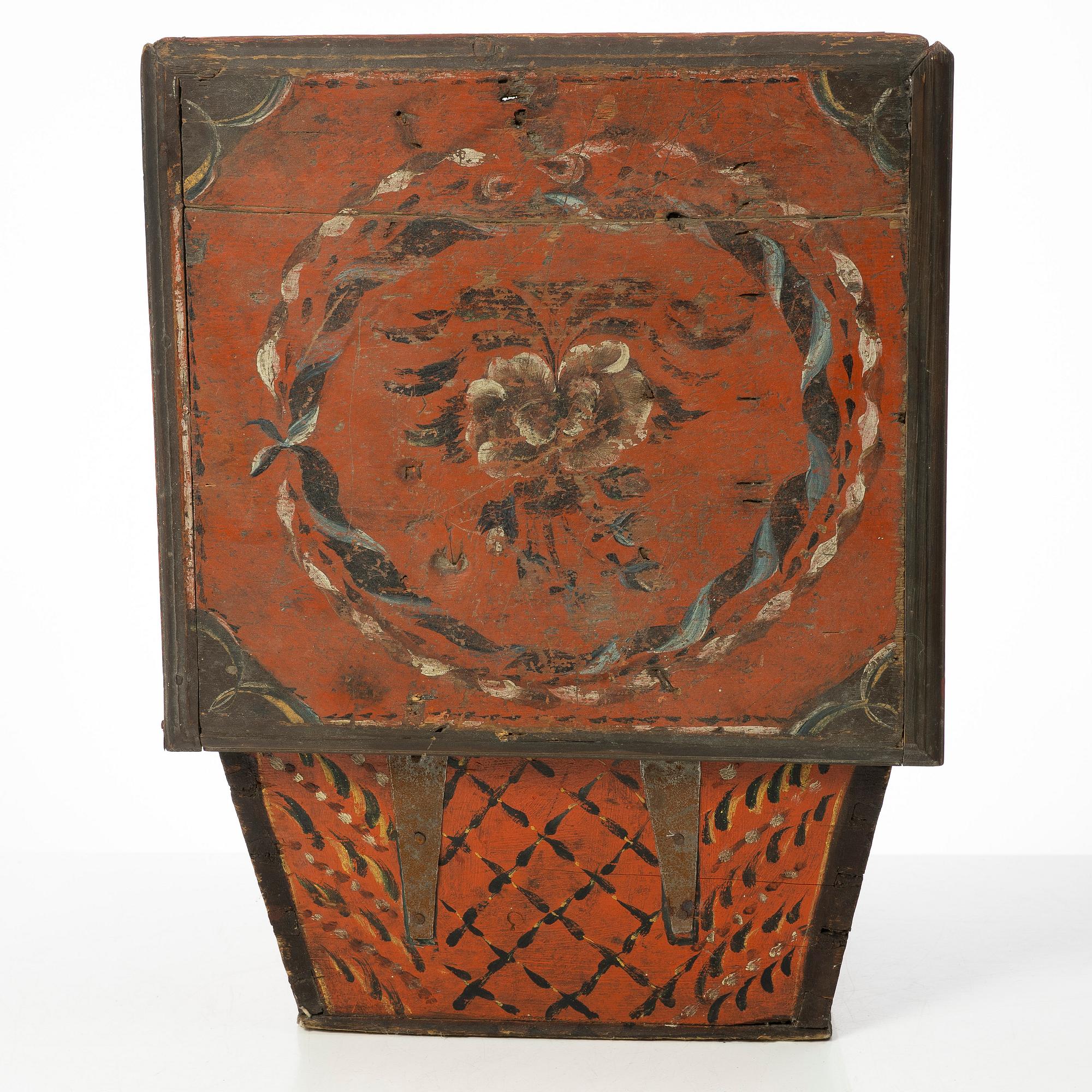 Box, folk art, Jämtland, 18th/19th century.