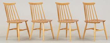 STOLAR, 4 st, "Fanett", Ilmari Tapiovaara, Edsbyverken, 1950-tal.
