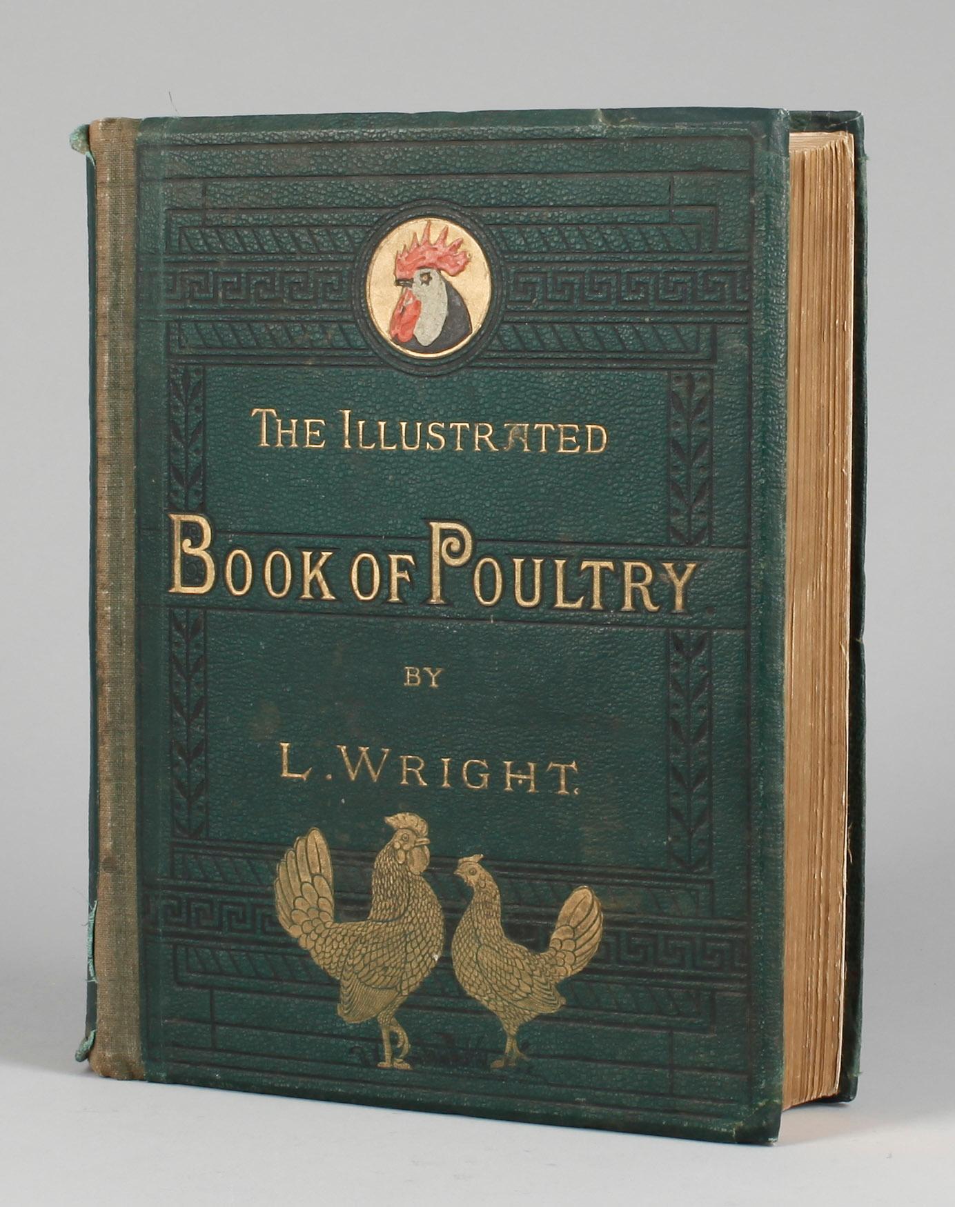 BOK, "The illustrated Book of Poultry" av Lewis Wright, Casell & Co, trol omkr 1900.