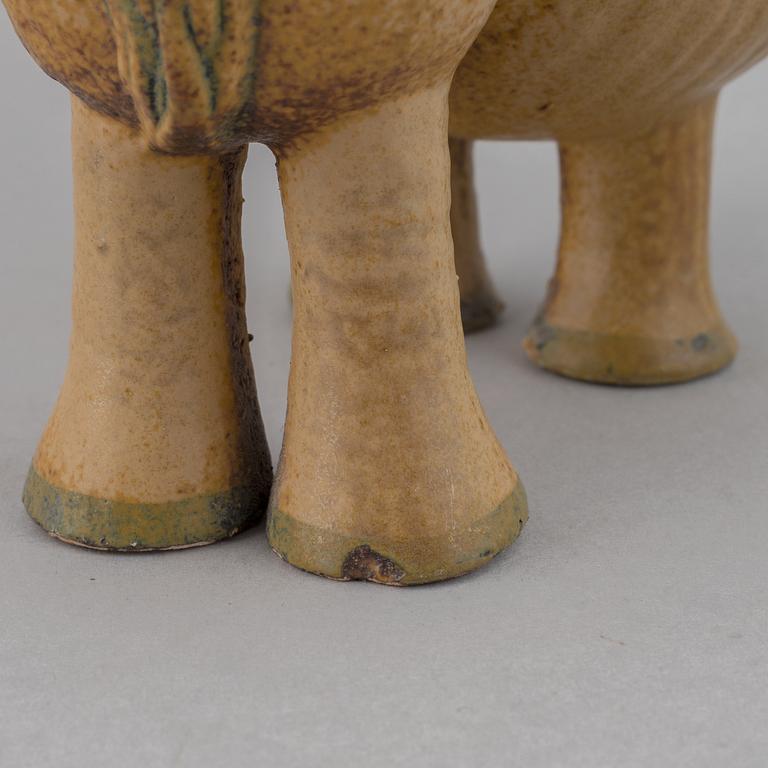 Lisa Larson, Two stoneware figurines, Gustavsberg.
