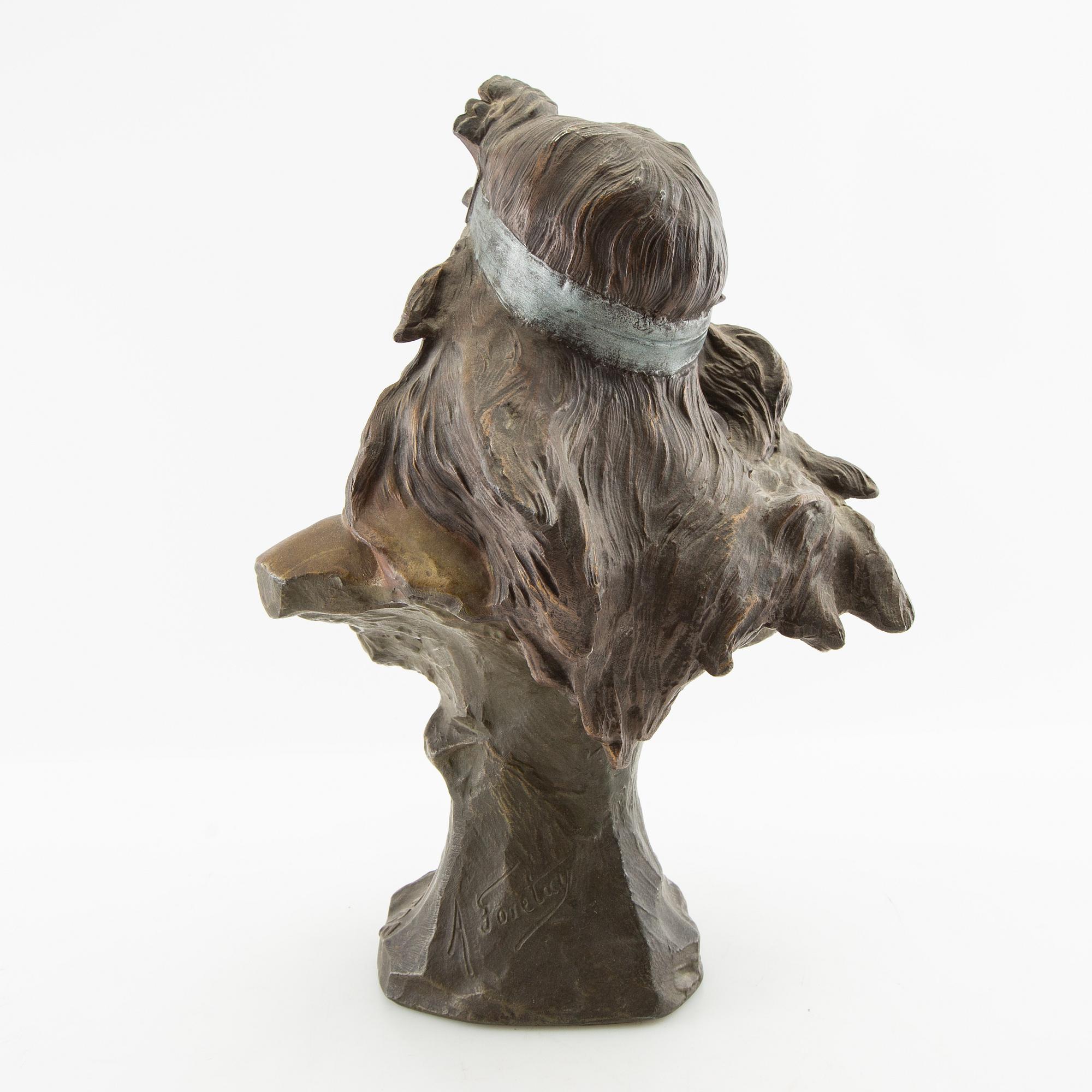 Okänd konstnär 1800/1900-tal, skulptur "Cleopâtre".