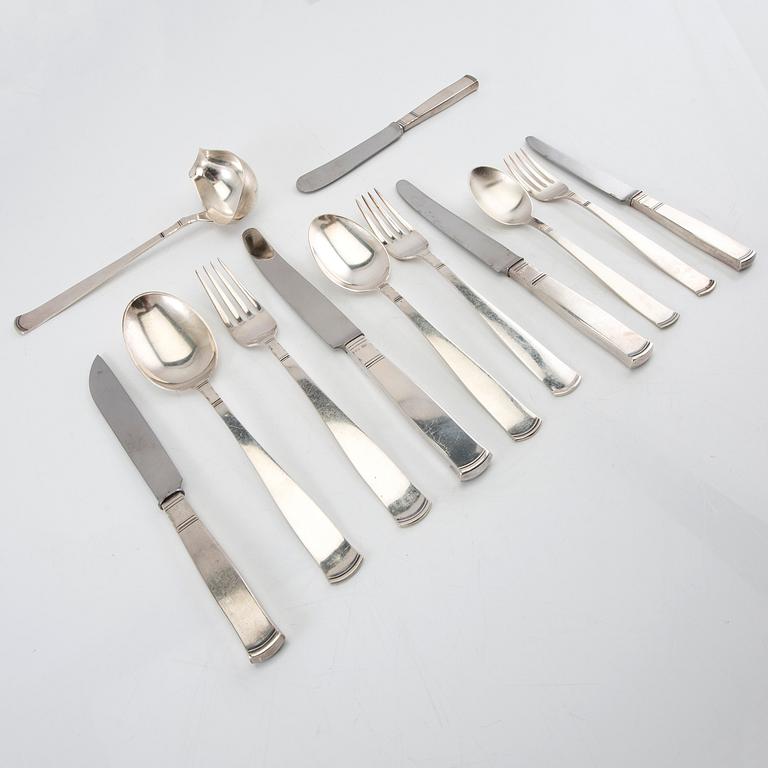 Cutlery approx. 144 pcs "Rosenholm" GAB Stockholm 1960s.